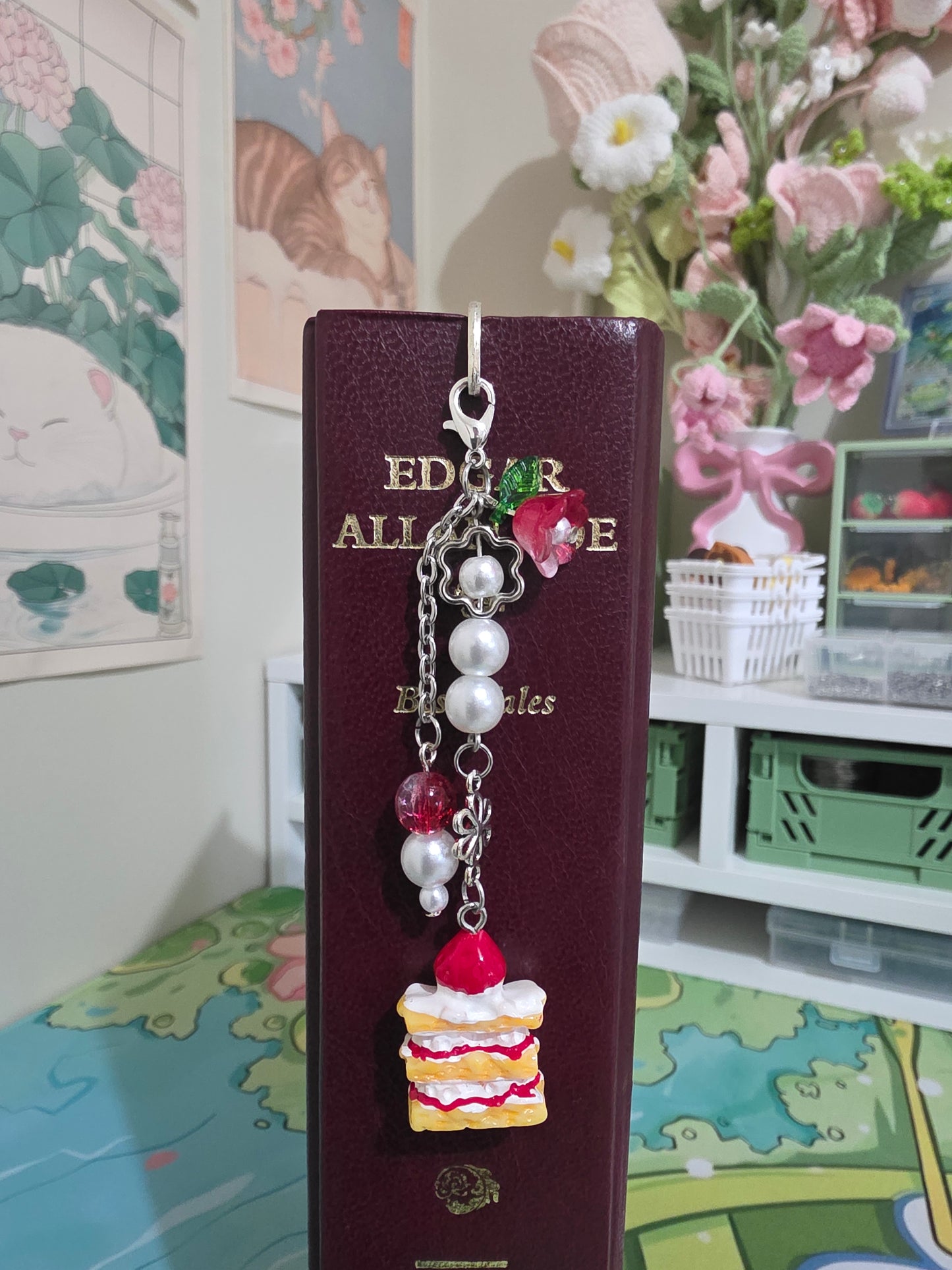 Strawberry Shortcake Book Charm