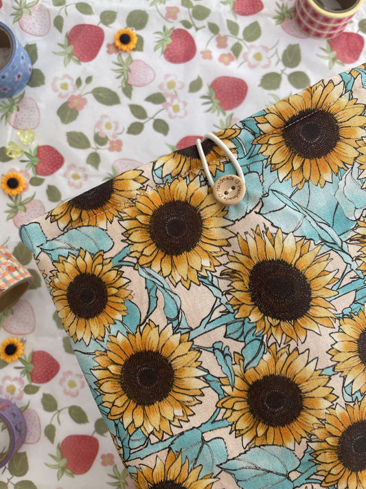 Sunflower Book Sleeve