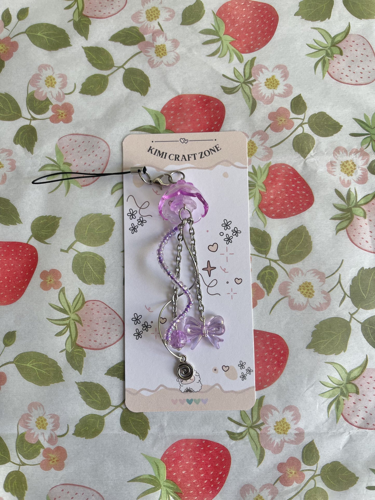 Jellyfish Phone Charms