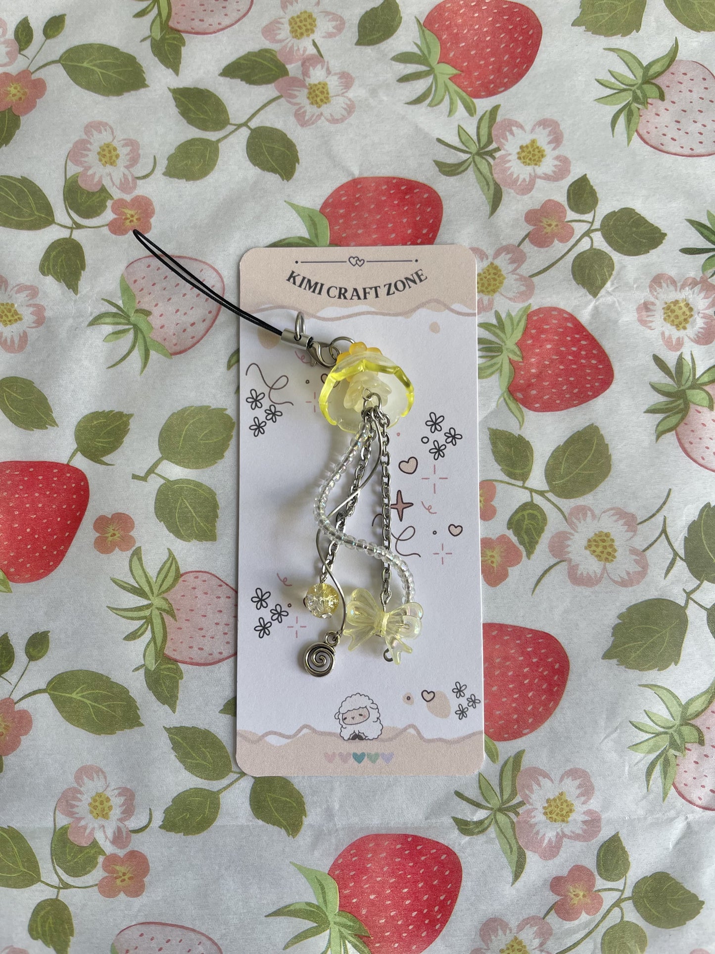 Jellyfish Phone Charms